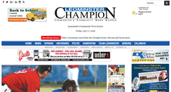Desktop Screenshot of leominsterchamp.com